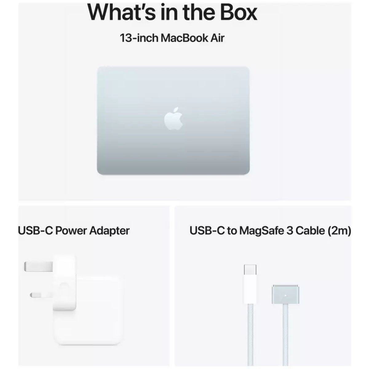Apple MacBook Air 13.6inch (2025 M4) 16+256GB - Sky Blue MC6T4