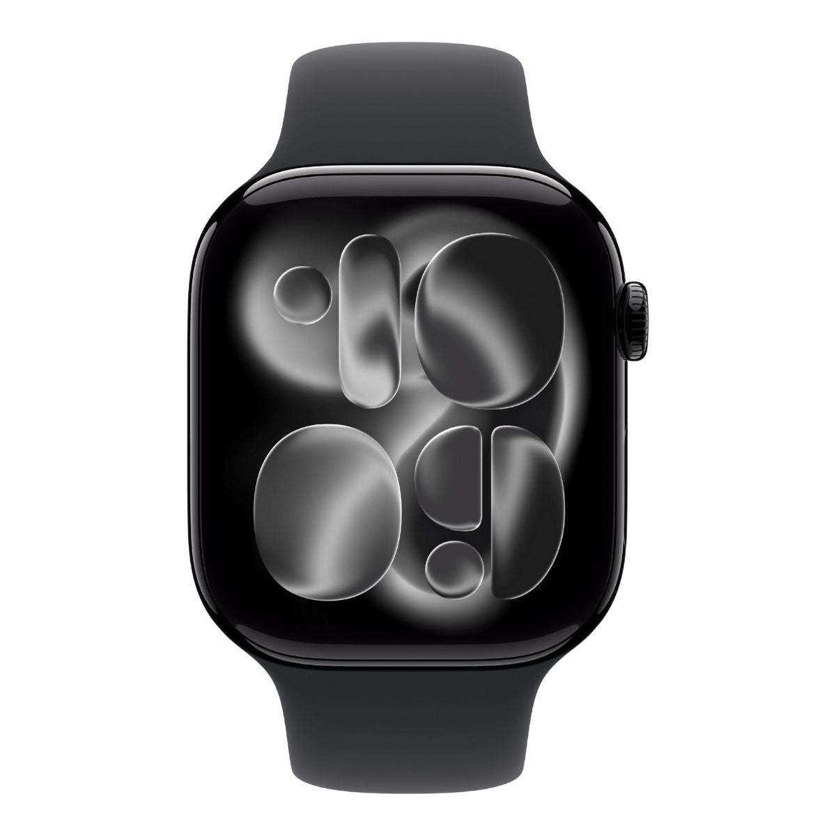 Apple Watch Series 11 GPS 46mm Jet Black Aluminium Case with Black Sport Band S/M MEUW4