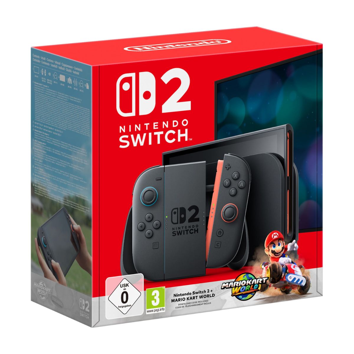 Nintendo Switch 2 Console with Mario Kart World - Special Edition Bundle (International Version)