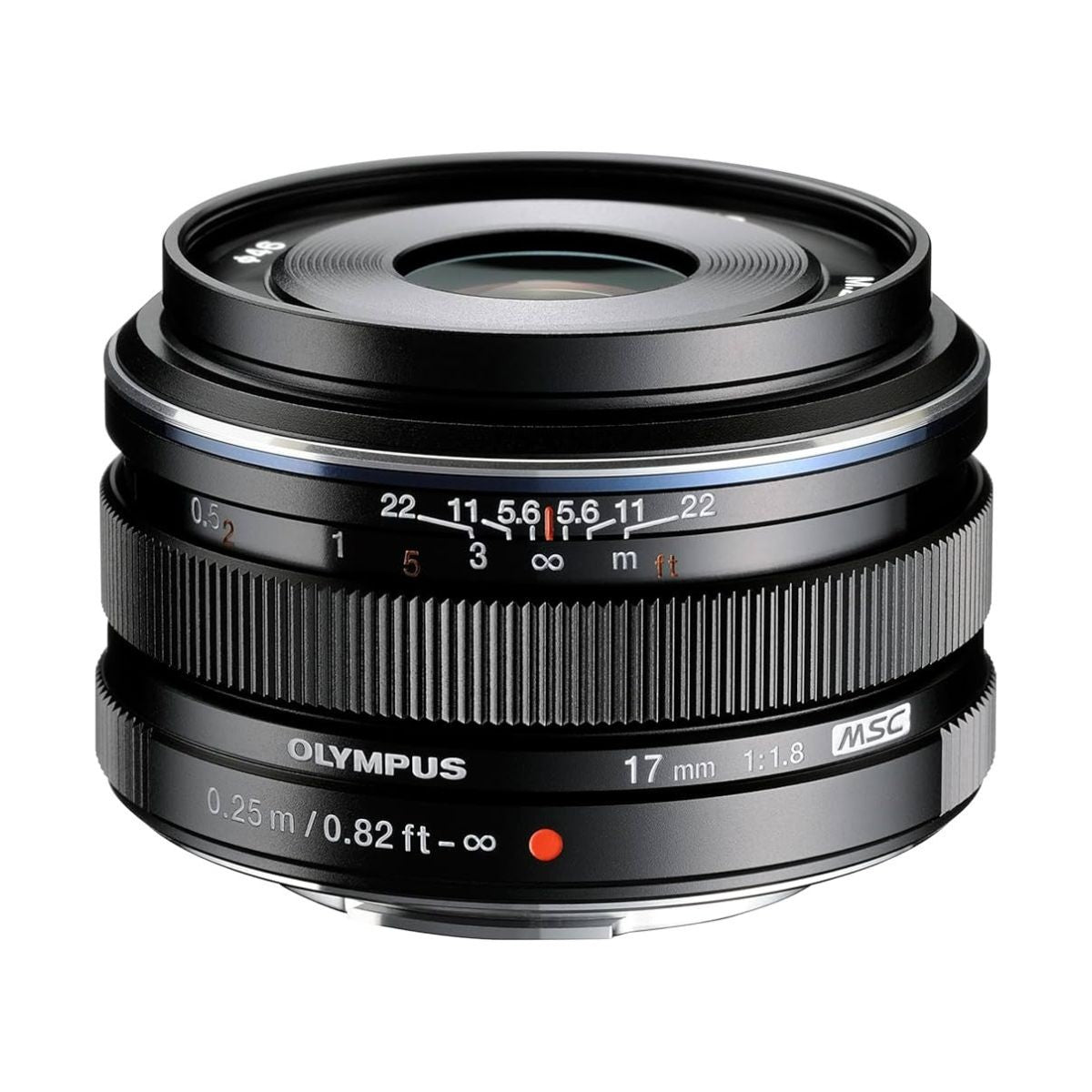 OM System M.ZUIKO DIGITAL 17mm F1.8 II Lens - Black
