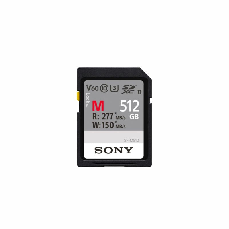 Sony SF-M Series UHS-II SD Memory Card SFM-512 512GB